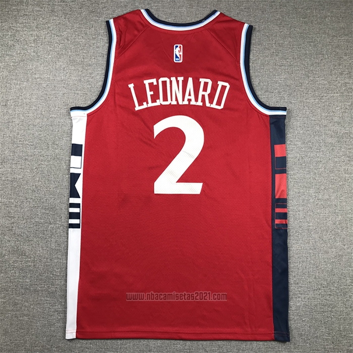 Camiseta Los Angeles Clippers Kawhi Leonard #2 Statement 2024-25 Rojo